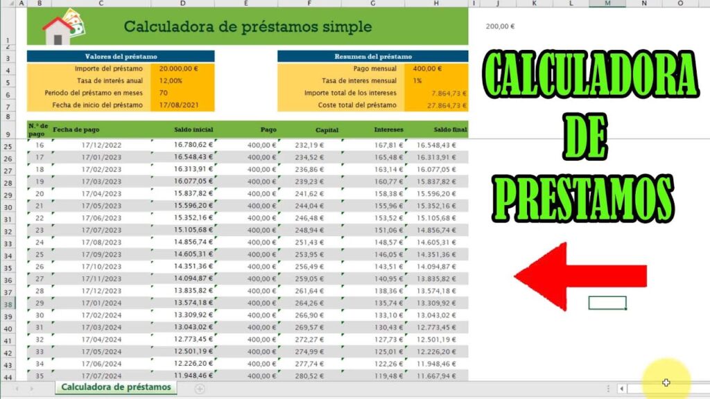 Tutorial para usar calculadores de préstamos 1 tutorial para usar calculadores de prestamos